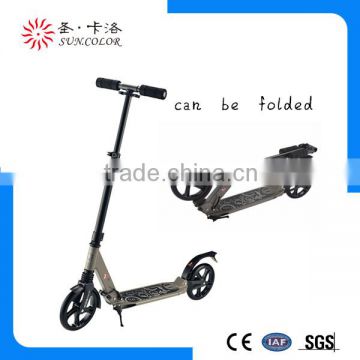 200 mm large PU wheel pro scooter with two shock absorption for sale