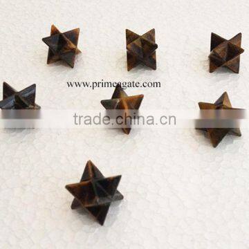 Tiger Eye Merkaba Stars : Healing Crystals Merkaba