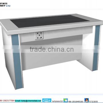 Electro--Galvanized Steel Fabrication Physical Laboratory Balance Table With Marble Stone Top