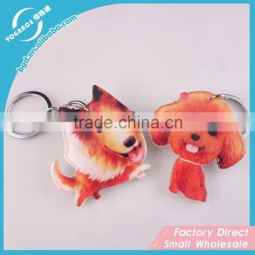 Directly sale low price animal shapes acrylic keychain