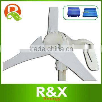 Wind generator 600 w 24v. Combine with wind/solar hybrid controller and inverter.