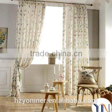 Bird printed shade fabric for window curtain, 100% sun shade for upholstery fabric, curtain for kids china textile factory