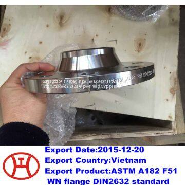 ASTM A182 F51 plate flange DIN2642 standard