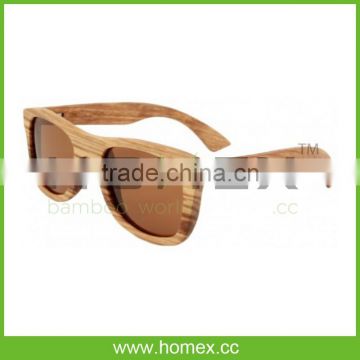 Wholesale new pure OEM wholesale wooden bamboo sunglasses/custom wood sunglasses/HOMEX