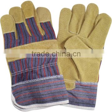 NMSAFETY en388 leather welding working gloves