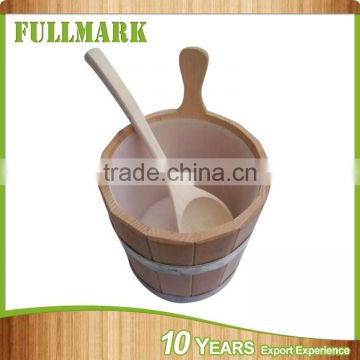 Laser carving l wooden buckets for sale