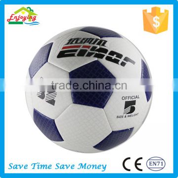 China manufacture cheap pvc leather adults training football soccer ball wholesale