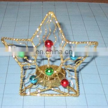 christmas decoration/christmas gift/ metal candlehodle