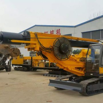 Hydraulic Cylinders Bore Water Auger Drill Rig
