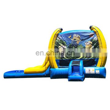 Minion Inflatable Kids Jumping Bounce House Bouncy Castle With Water Slide